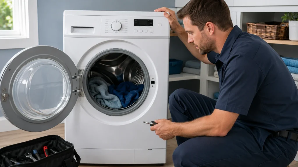 Washer not spinning in a Tyler TX home